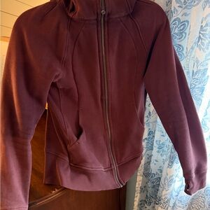Lululemon Scuba Hoodie Burgundy
